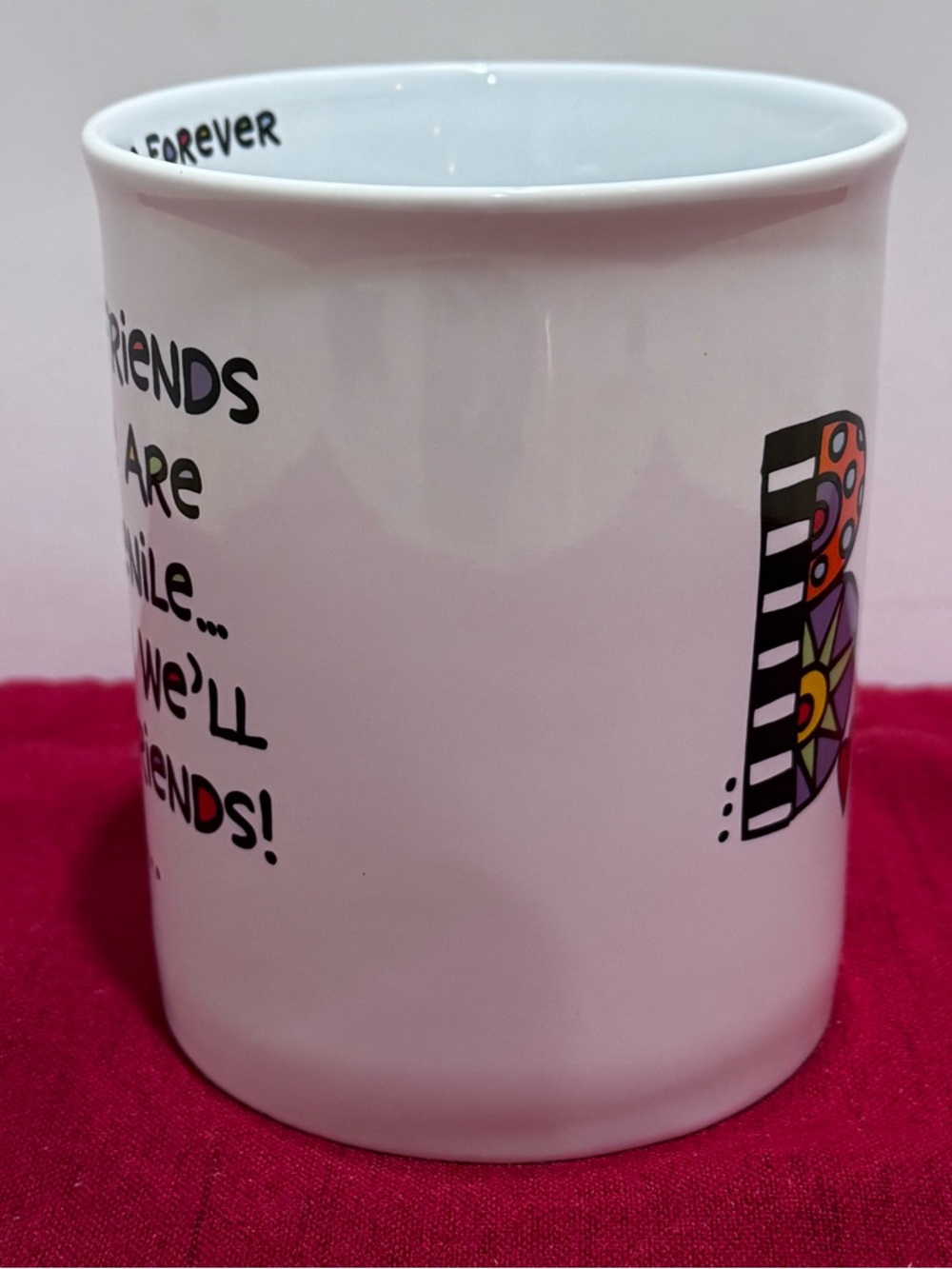 Best Friends Forever B❤️F❤️F Mug Our Name is Mud by Lorrie Veasey UNUSED - Picture 6 of 13